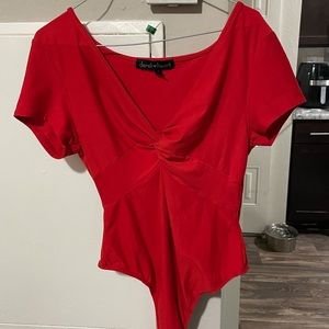 ✨3/$15✨Red Bodysuit